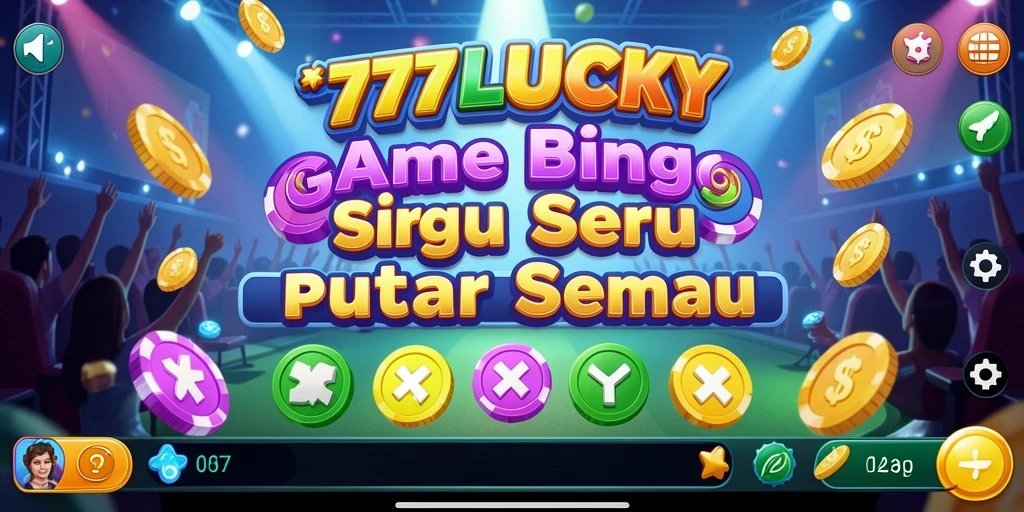 Gameplay seru Bingo di 777LUCKY dengan antarmuka menarik.