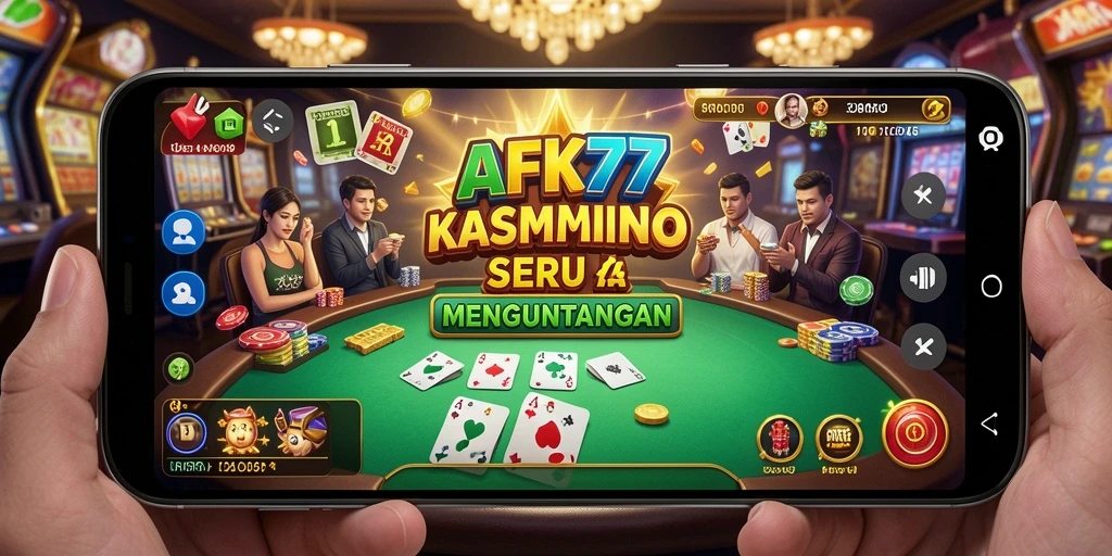 Tampilan menakjubkan dari gameplay Kasino AFK77.
