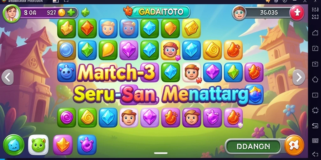 Tampilan gameplay GADAITOTO yang seru dengan kombinasi warna-warni.