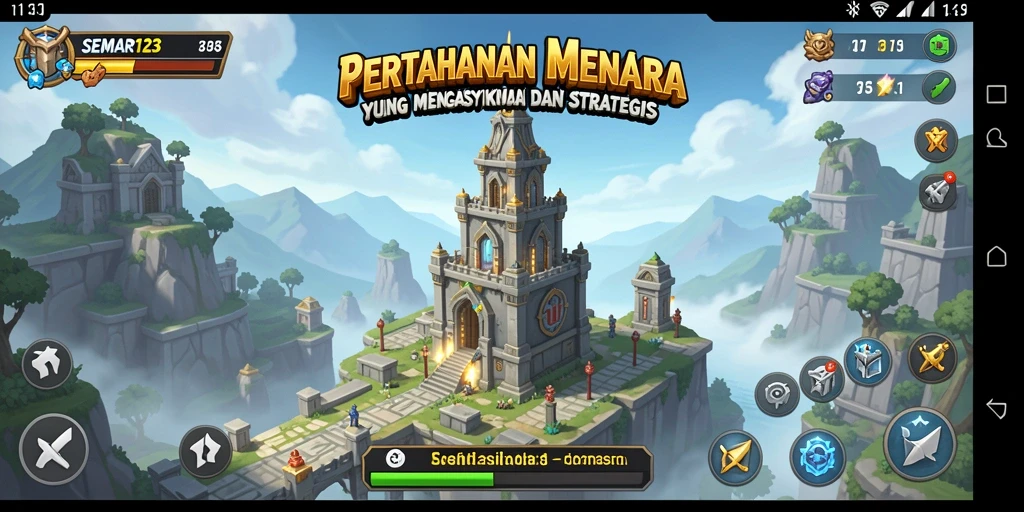 Gameplay menantang dari SEMAR123 dalam melindungi markas.